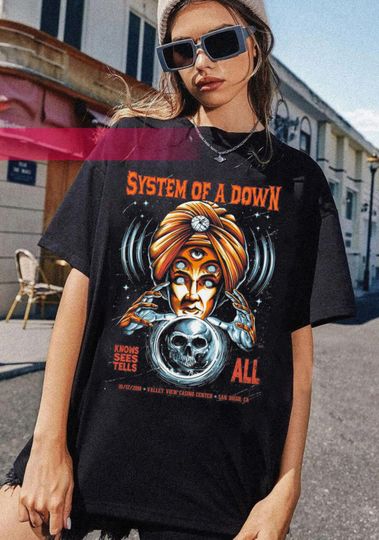 Discover Vintage SYSTEM OF DOWN Rock Music Band, SOAD - SOAD Shirt