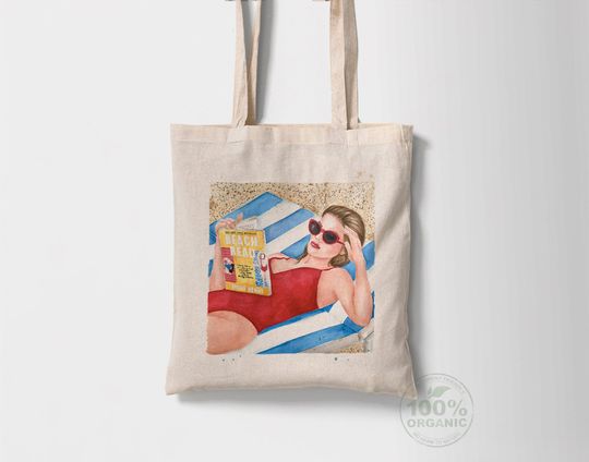 Discover Beach Read by Emily Henry book tote bag