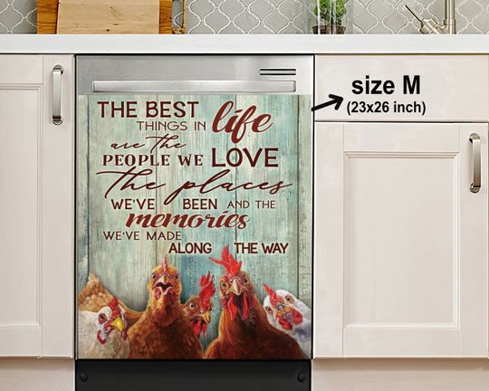 Discover Farmer Decor Kitchen Dishwasher Cover The Best Life Things Is Farm, Dishwasher Cover