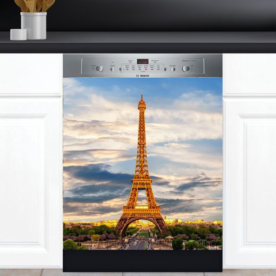 Discover Eiffel Tower Art Dishwasher Cover