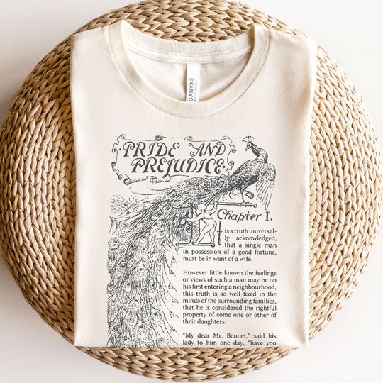 Discover Pride and Prejudice,  Jane Austen gifts, bookish shirt
