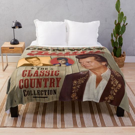 Discover Conway Twitty - The Classic Country Throw Blanket