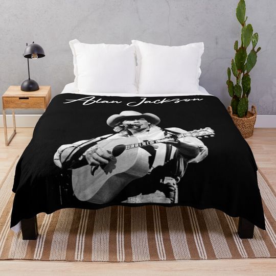 Discover Midnight in Montgomery Alan Music Throw Blanket
