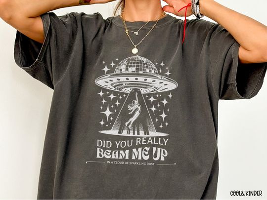Discover Did You Really Beam Me Up Down Bad Graphic Shirt