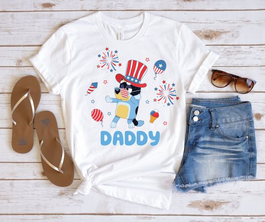 Discover Ready To Press - BlueyDad Father Shirt