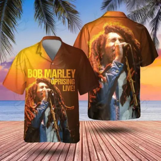 Discover Bob Marley Uprising Live Hawaiian Shirt