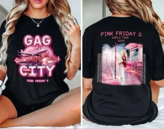 Discover Nicki Minaj Pink Friday 2 Tour T-Shirt, Gift For Fans