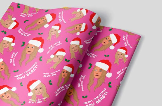 Discover Housewives Christmas Wrapping Paper