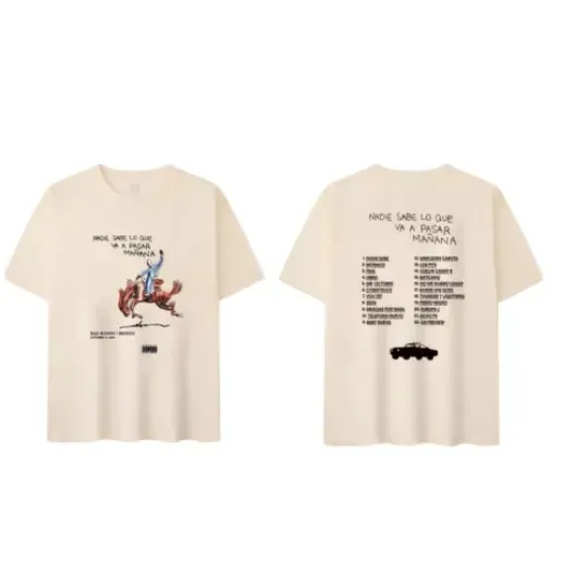 Discover Bad Benito Bunny Nadie Sabe Lo Que Va A Pasar Mañana T-Shirt