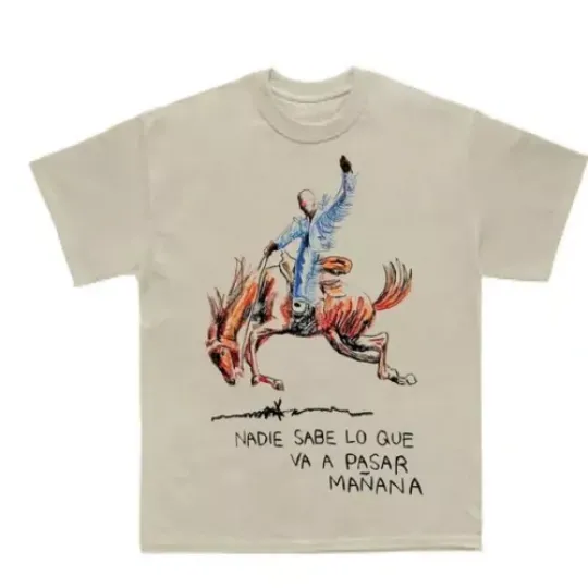 Discover Bad Bunny Nadie Sabe Lo que va pasar Mañana  T-Shirt