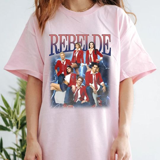 Discover Rebelde Shirt, Vintage 90s Graphic Tee, RBD Concert Shirt