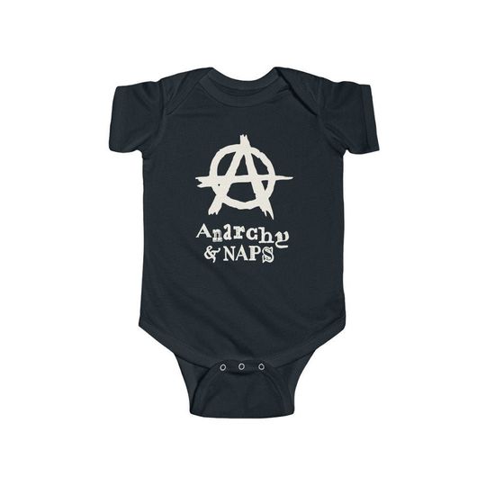 Discover Punk Rocker Baby Bodysuit | Anarchy And Naps