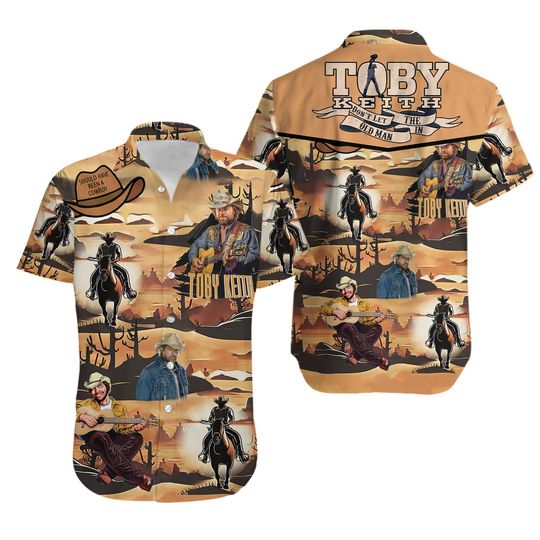Discover Don’t Let The Old Man In Toby Keith Hawaiian Shirt
