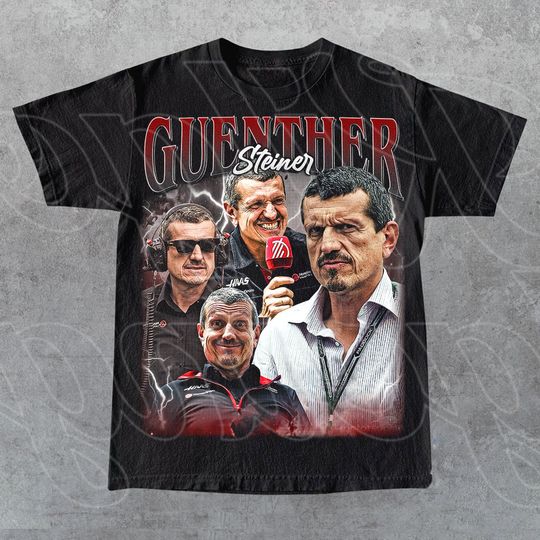 Discover Guenther Steiner Vintage T-Shirt, Gift For Woman and Man Unisex T-Shirt