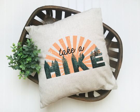 Discover Nature Hike Pillow Cover
