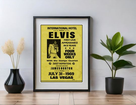 Discover Elvis Presley International Hotel Poster