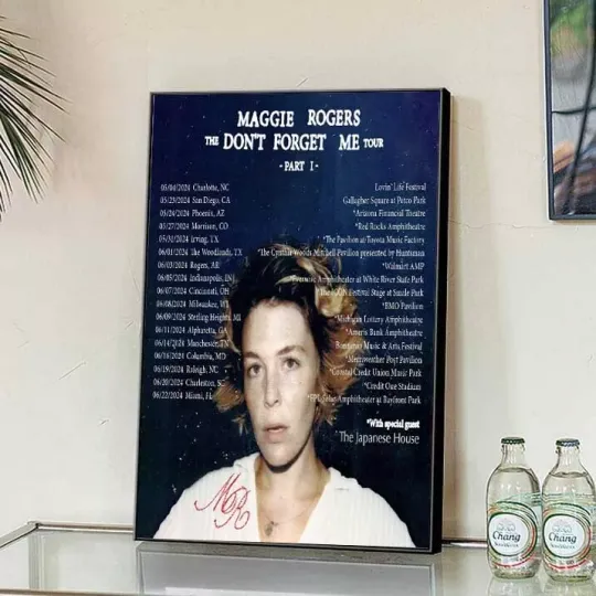 Discover Maggie Rogers The Don’t Forget Me Tour 2024 Poster