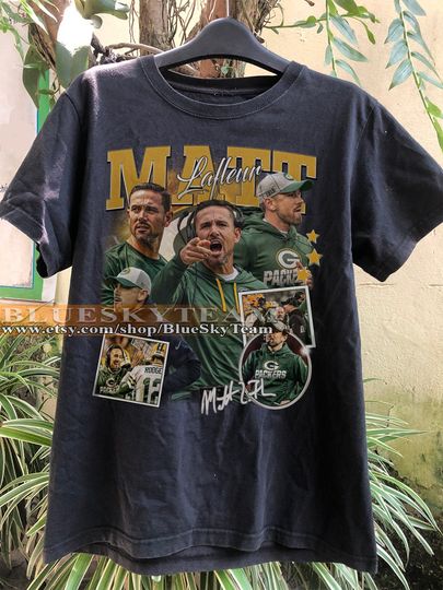 Discover Matt Lafleur Homage Tshirt Green Bay Football Graphic Tee
