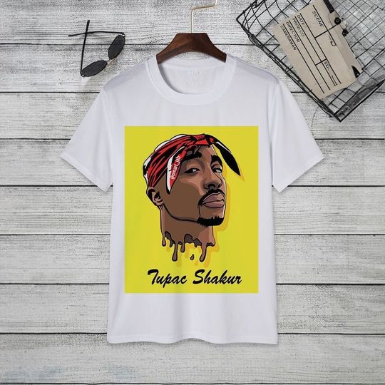 Discover 2Pac Tupac Shakur T-Shirt, 2Pac Rapper Hip Hop Legends Shirt