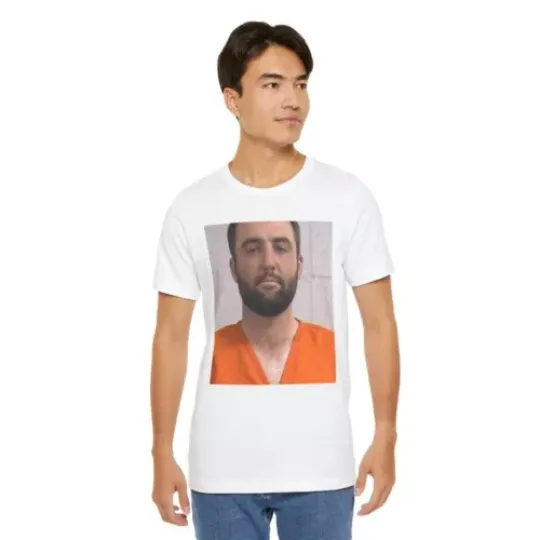 Discover Scottie Scheffler Mugshot Tee, Hilarious Golf T-Shirt, Perfect for Golf Fans