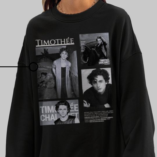 Discover Vintage Timothee Chalamet Sweatshirt