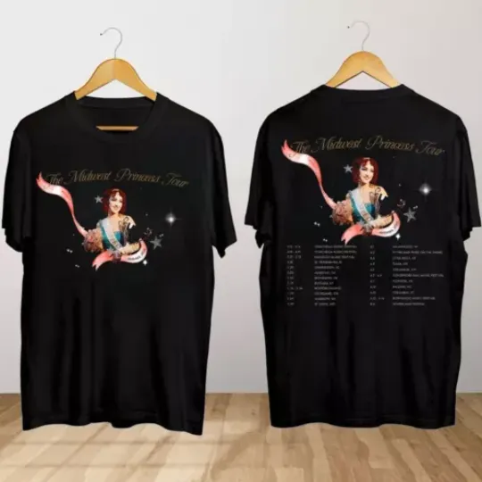 Discover Chappell Roan The Midwest Princess Tour 2024 Shirt, Chappell Roan Concert Shirt
