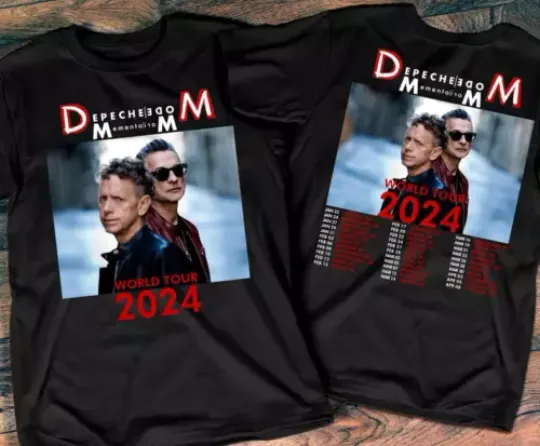 Discover 2024 Depeche Mode' Memento' Mori' World Tour T-Shirt, Depeche Mode' Tour 2024