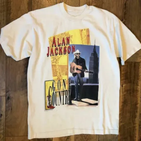 Discover Vintage 90s Alan Jackson Country Music Band T Shirt