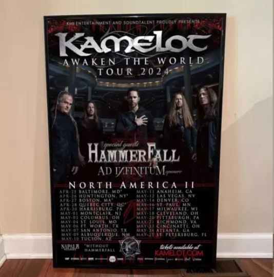 Discover Kamelot - Tour 2024 Poster