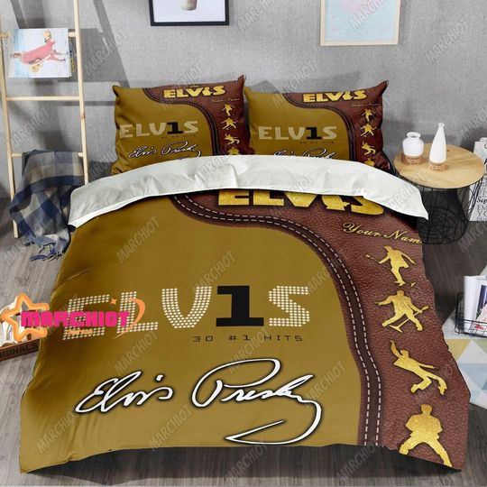 Discover Elvis Presley Bedding Set, Elvis Presley Duvet Cover, Personalized Bedding Set