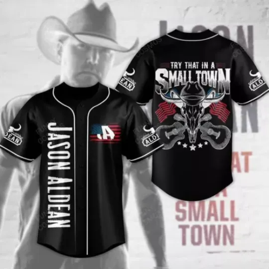 Discover Try That In A Small Town Jason Aldean Baseball Jersey Shirt For Fan Men Women