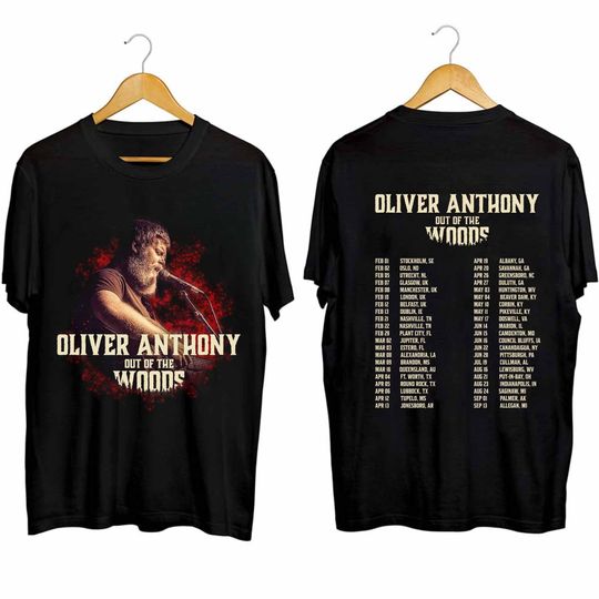 Discover Oliver Anthony - Out Of The Woods 2024 Tour Shirt