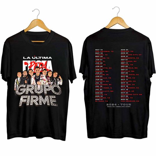 Discover Grupo Firme - La Ultima Peda 2024 Tour Shirt