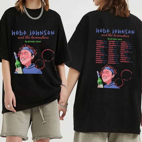 Discover Hobo Johnson - Hobo Johnson Drinks Tour 2024 Shirt