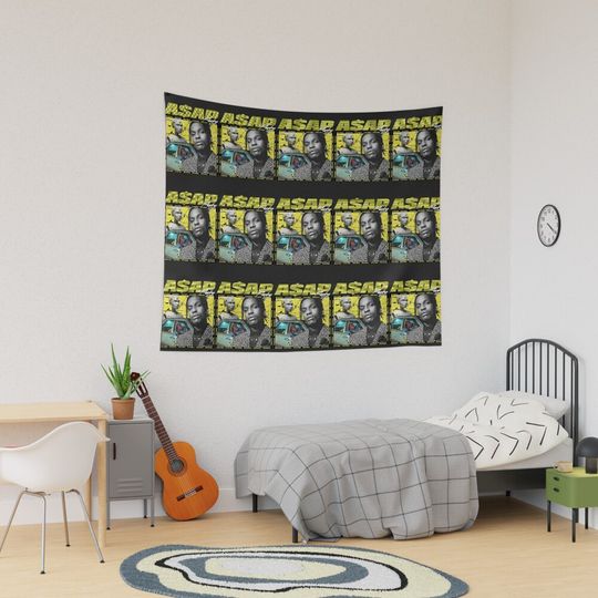 Discover Asap Rocky, Testing Vintage Tapestry