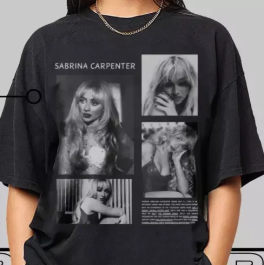 Discover Vintage Sabrina Carpenter T-Shirt, Short Sleeves Gift For Women And Men