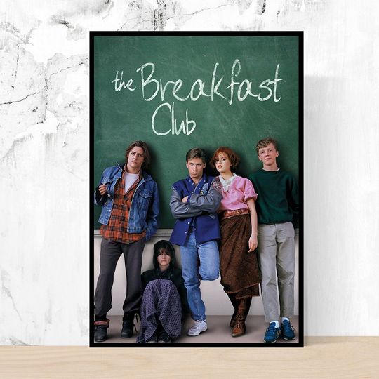 Discover The Breakfast Club Movie Poster- Film Fan Collectibles- Poster for Gifts