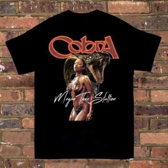 Discover Megan Thee Stallion Cobra Black T shirt Gift For Fans