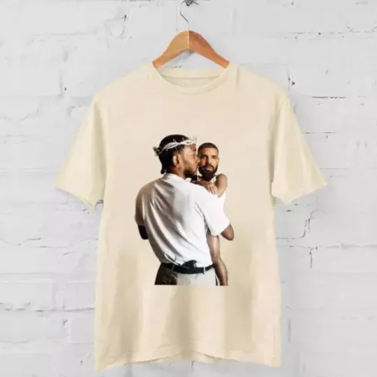 Discover Kendrick Lamar Holding Baby Drake Shirt Not Like Us T shirt