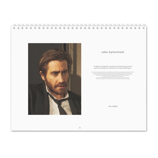 Discover Jake Gyllenhaal Vol.2 - 2024 Wall Calendar
