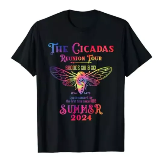 Discover The Cicadas Reunion Tour Broods Xiii & Xix Live In Concert T-Shirt