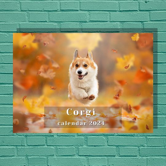 Discover Corgi 2024 Calendar