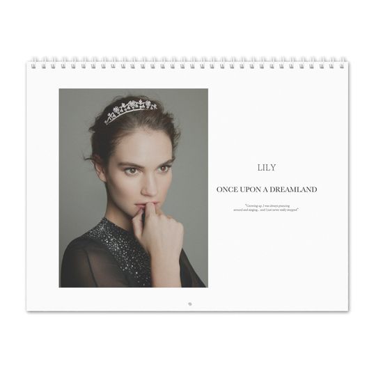 Discover Lily James Vol.2 - 2024 Wall Calendar