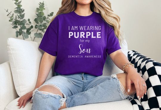 Discover Purple Relative Dementia Awareness T-Shirt