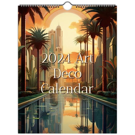 Discover 2024 Art Deco Wall calendar