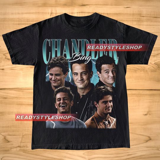 Discover Vintage Chandler Bing T-Shirt, Unisex Man and Women