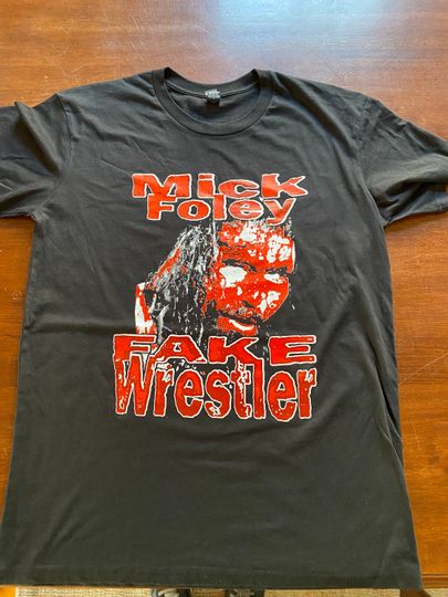 Discover Mick Foley -  Wrestler tee Cactus Jack / Mankind