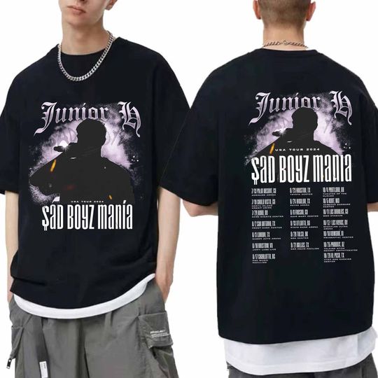 Discover Junior H - Sad Boyz Mania Tour 2024 Shirt