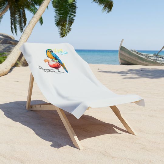 Discover Margaritaville Beach Towel - In Memory of Jimmy Buffett