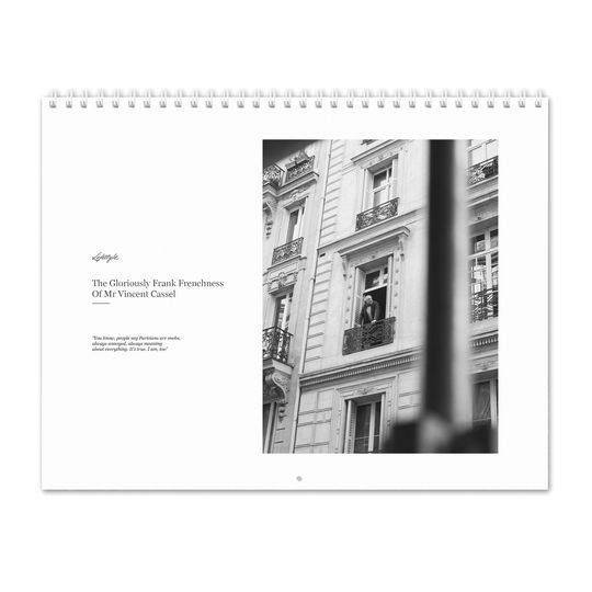 Discover Vincent Cassel Vol.1 - 2024 Wall Calendar